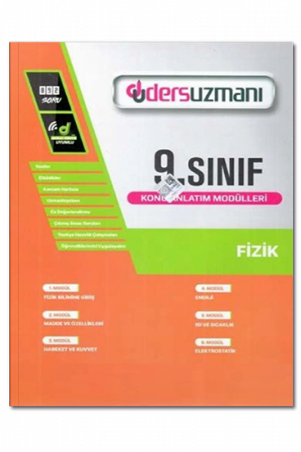 Ders Uzmanı Yayınları 9. Sınıf Fizik Konu Anlatım Modülleri Komisyon