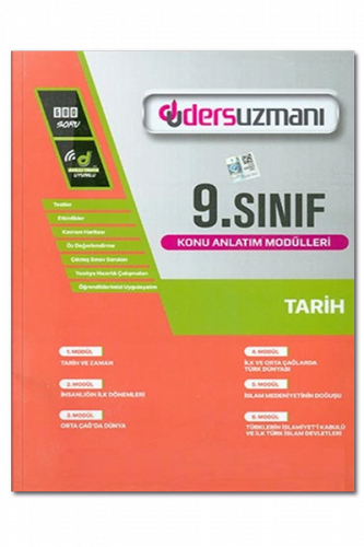 Ders Uzmanı Yayınları 9. Sınıf Tarih Konu Anlatım Modülleri Komisyon