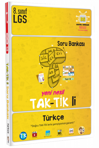 Tonguç Akademi 8. Sınıf Türkçe Taktikli Soru Bankası Komisyon