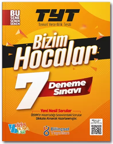 Bilinçsel Yayınları TYT Bizim Hocalar 7 Deneme Komisyon