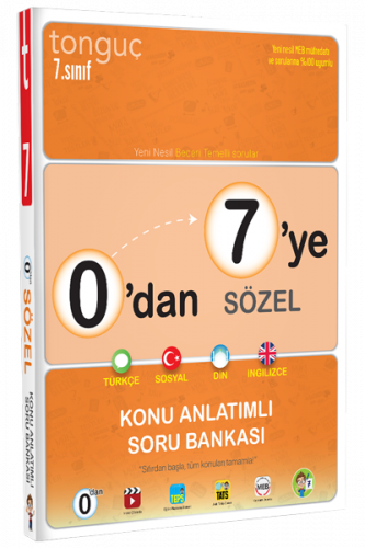 Tonguç Akademi 0 dan 7 ye Sözel Konu Anlatımlı Soru Bankası Komisyon