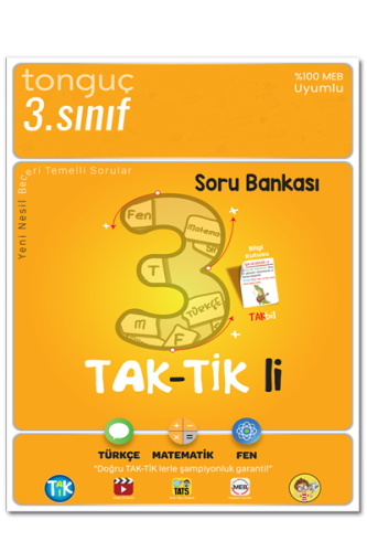 1-4.Sınıf Kitapları - Tonguç Akademi 3. Sınıf Tüm Dersler Taktikli Sor