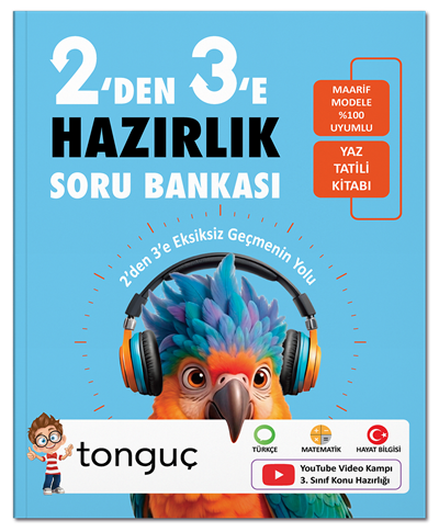 3. Sınıf Kitapları - Tonguç Akademi 2'den 3'e Hazırlık Soru Bankası - 