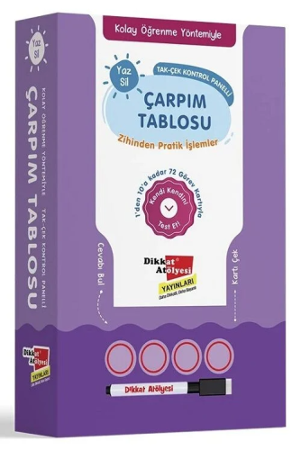 Kolay Öğrenme Yöntemiyle Çarpım Tablosu Komisyon