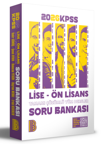 Benim Hocam Yayınları 2026 Lise-Ön Lisans Tamamı Çözümlü Tüm Dersler Soru Bankası