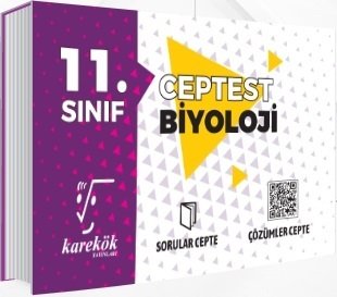 Karekök Yayınları 11. Sınıf Biyoloji Cep Test Komisyon