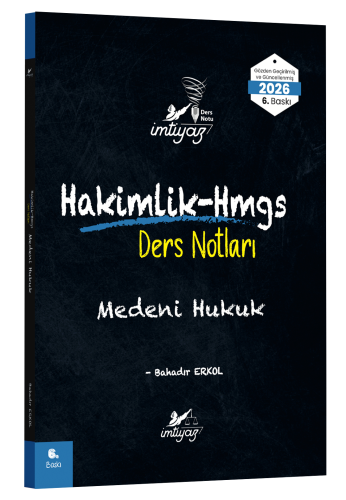 HMGS, Hakimlik Sınavları, - İmtiyaz Yayıncılık - İMTİYAZ 2026 HMGS Hak