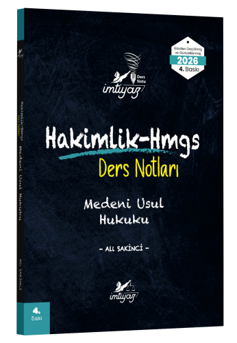 HMGS, Hakimlik Sınavları, - İmtiyaz Yayıncılık - İMTİYAZ 2026 HMGS Hak