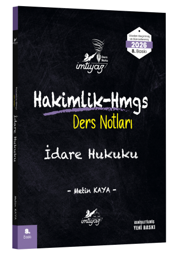HMGS, Hakimlik Sınavları, - İmtiyaz Yayıncılık - İMTİYAZ 2026 HMGS Hak