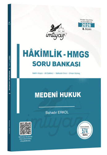 HMGS, Hakimlik Sınavları, - İmtiyaz Yayıncılık - İMTİYAZ Medeni Hukuk 