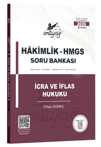 HMGS, Hakimlik Sınavları, - İmtiyaz Yayıncılık - İMTİYAZ İcra ve İflas