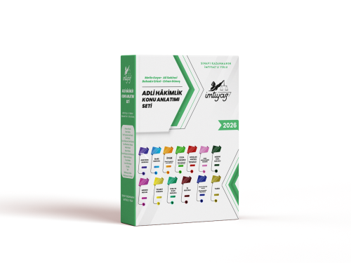 İmtiyaz 2026 Adli Hâkimlik Ders Notu Seti