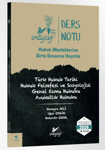 HMGS, Hakimlik Sınavları, - İmtiyaz Yayıncılık - İMTİYAZ 2026 HMGS Hak