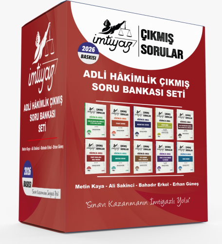 İMTİYAZ 2026 Adli Hakimlik Çıkmış Sorular Seti