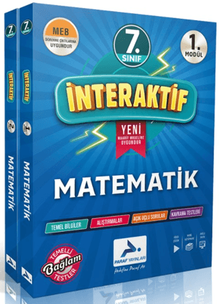Paraf Yayınları 7. Sınıf İnteraktif Matematik Etkinlik Çalışma Kitabı