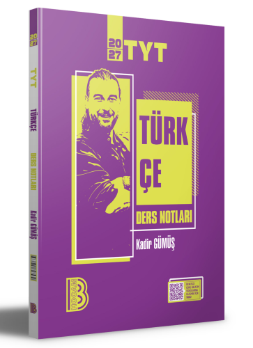 Türkçe - Benim Hocam Yayınları 2027 TYT Türkçe Ders Notları - Kadir Gü