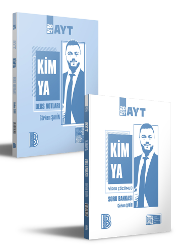Benim Hocam Yayınları 2027 AYT Kimya Ders Notları ve Video Çözümlü Soru Bankası Seti