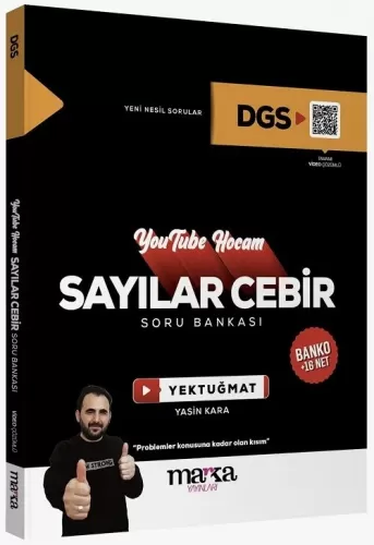 Marka Yayınları DGS Sayısal Cebir Youtube Hocam Soru Bankası Video Çöz