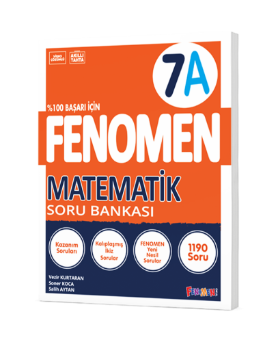 Fenomen Okul 7. Sınıf Fenomen Matematik A Soru Bankası