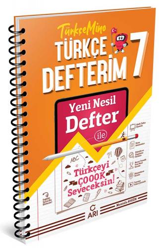 Arı Yayınları 7. Sınıf Türkçe Defterim TürkçeMino Mustafa Aygün