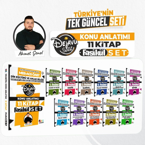 TKM Akademi ÖABT MEB-AGS Din Kültürü ve Ahlak Bilgisi Dejavu Konu Anlatımı Modüler Set