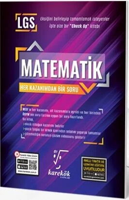 Karekök Yayınları 8. Sınıf LGS Matematik Her Kazanım Bir Soru Komisyon