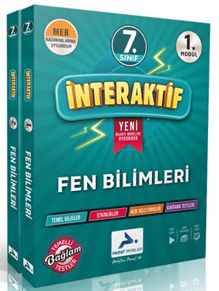Paraf Yayınları 7. Sınıf İnteraktif Fen Bilimleri Etkinlikli Çalışma K