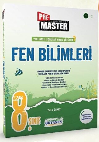 Okyanus Yayınları 8. Sınıf Fen Bilimleri Pre-Master Soru Bankası Tarık