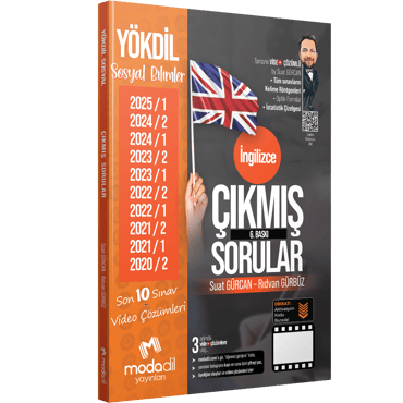Modadil Yayınları YÖKDİL Sosyal Bilimler Çıkmış Sorular Tamamı Video Ç