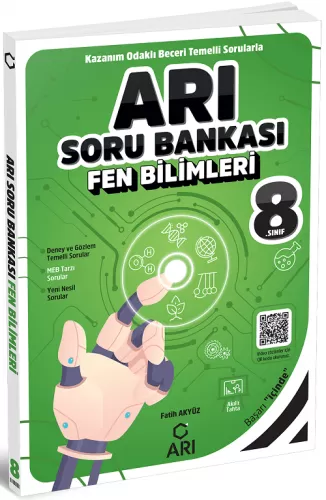 Arı Yayınları 8. Sınıf Fen Bilimleri Arı Soru Bankası