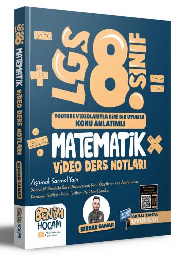 Benim Hocam Yayınları 2023 LGS 8.Sınıf Matematik Video Ders Notları (K