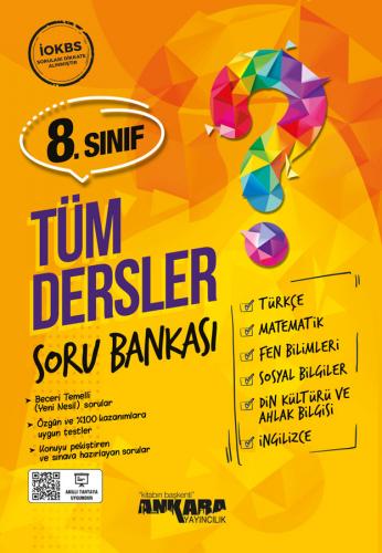 Ankara Yayıncılık 8. Sınıf Tüm Dersler Soru Bankası Komisyon