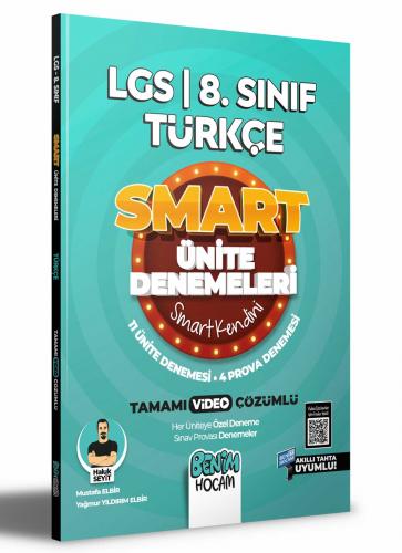 Benim Hocam Yayınları 2022 LGS 8. Sınıf Smart Türkçe Deneme Sınavları 