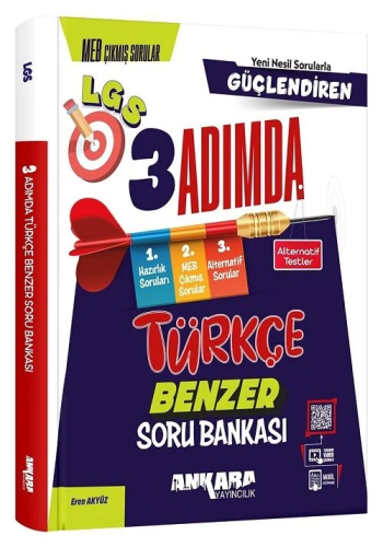 Ankara Yayıncılık LGS Türkçe Güçlendiren 3 Adımda Benzer Soru Bankası