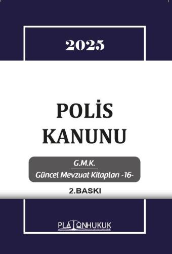 Hukuk Kitapları,Kanunlar, - Platon Hukuk - Polis Kanunu