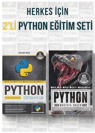 Herkes İçin 2'li PYTHON Eğitim Seti (2 Kitap)