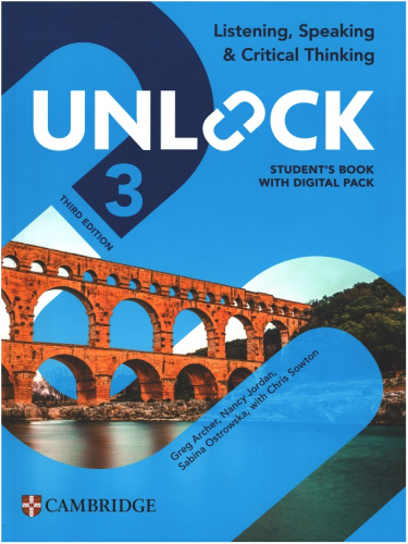 Unlock 3 Listening - Speaking & Critical Thinking Student's Book with Digital Pack (3rd)