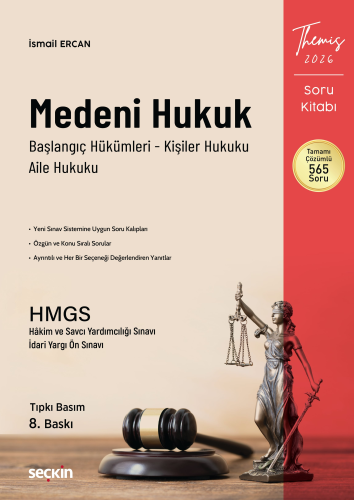 HMGS, Hakimlik Sınavları, - Seçkin Yayınları - Themis Medeni Hukuk Sor
