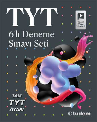 Tudem Yayınları TYT 6 lı Deneme Seti Komisyon