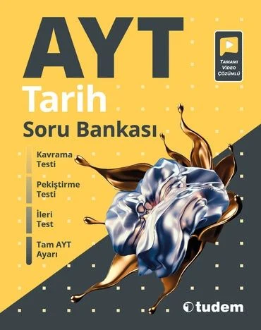Tudem Yayınları AYT Tarih Soru Bankası Video Çözümlü Komisyon