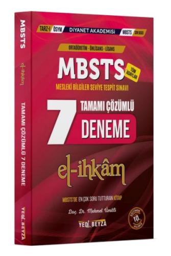 ​Yedibeyza Yayınları 2024 Mbsts El İhkam Tamamı Çözümlü 7 Deneme Mehme