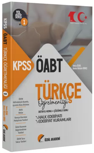 Özdil Akademi 2023 ÖABT Türkçe Yol Arkadaşım Serisi 1. Kitap Halk Edeb