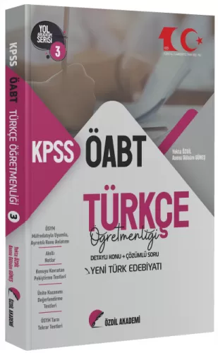 Özdil Akademi 2023 ÖABT Türkçe Yol Arkadaşım Serisi 3. Kitap Yeni Türk