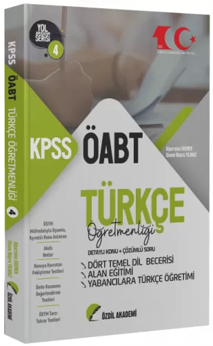 Özdil Akademi 2023 ÖABT Türkçe 4. Kitap Dört Temel Dil Becerisi Alan E