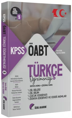 Özdil Akademi 2023 ÖABT Türkçe 5. Kitap Dil Bilgisi Dil Bilim Çocuk Ed