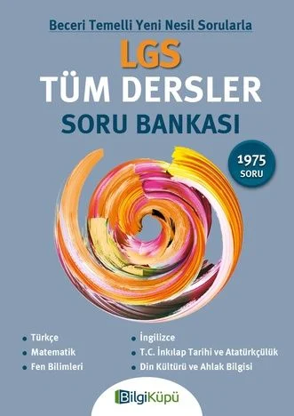 BilgiKüpü Yayınları LGS Tüm Dersler Soru Bankası Komisyon