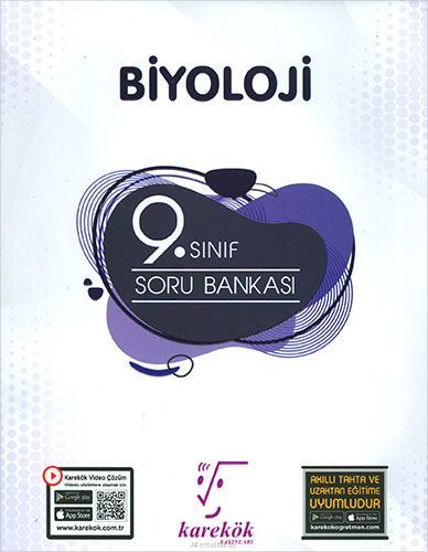 Karekök Yayınları 9. Sınıf Biyoloji Güncel Soru Bankası Komisyon