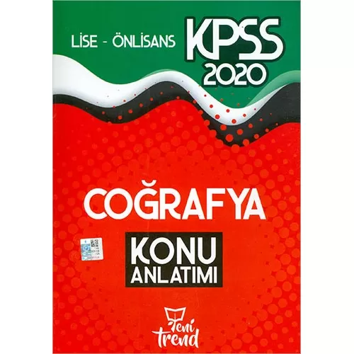 KELEPİR Yeni Trend Yayınları 2020 KPSS Lise Ön Lisans Coğrafya Konu Anlatımı