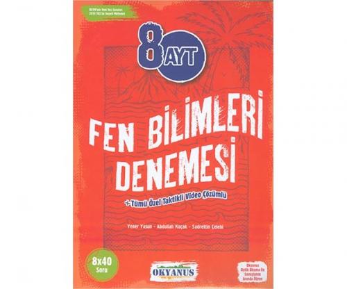 KELEPİR Okyanus Yayınları AYT Fen Bilimleri 8'li Deneme