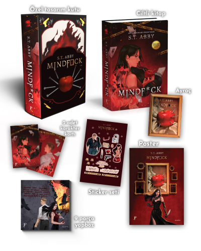 - Mindfck - 5 Kitap Tek Cilt Koleksiyon Baskısı Özel Kutulu Set (Ciltl